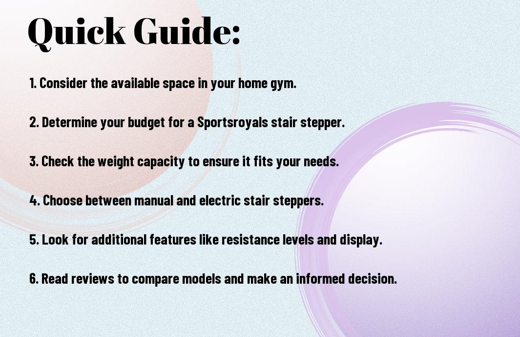 The Perfect Sportsroyals Stair Stepper For Your Home Gym - Guide and Review 1