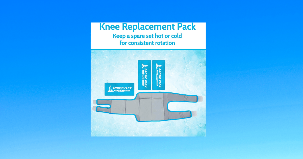 Arctic Flex Gel Ice Pack Wrap providing targeted pain relief for joint and muscle injuries.