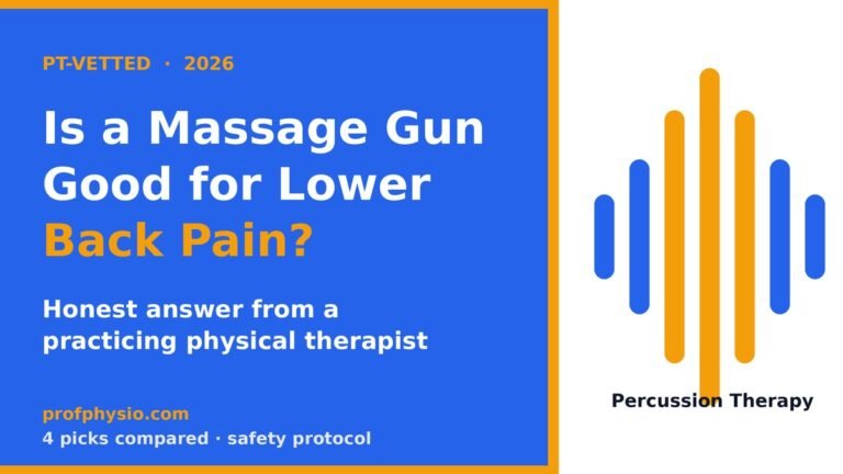 Is a Massage Gun Good for Lower Back Pain? PT-Vetted Answer (2026) 4 Is a massage gun good for lower back pain โ PT-vetted answer with 4 percussion massagers compared