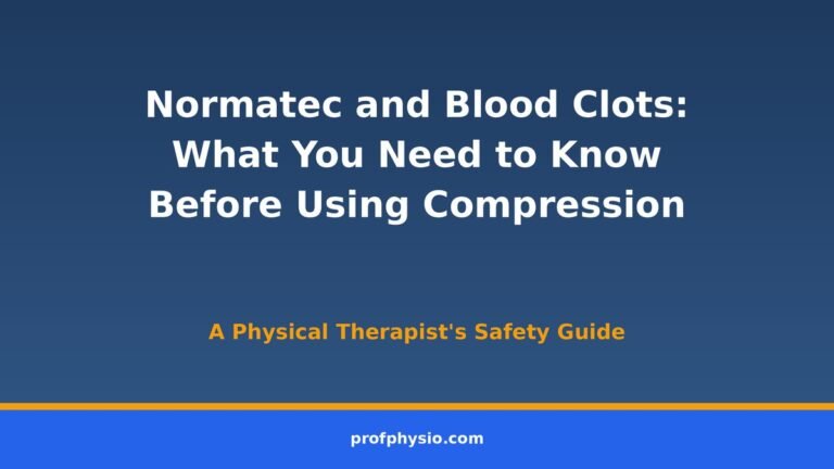 Normatec and Blood Clots: What You Need to Know Before Using Compression Boots 3 Normatec and blood clots safety guide for compression boot users