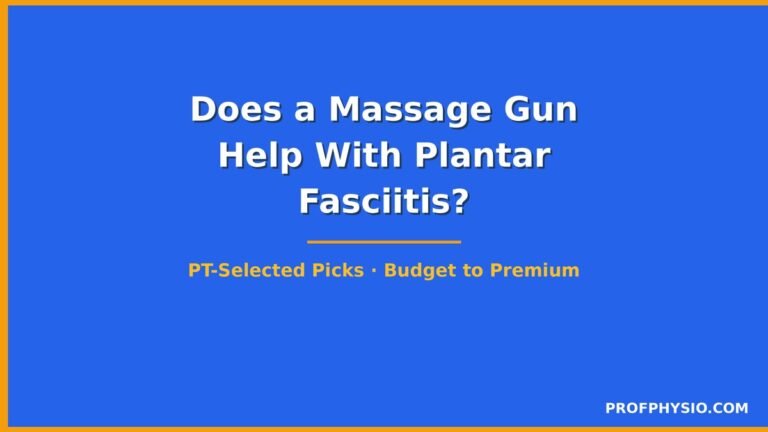 Does a Massage Gun Help With Plantar Fasciitis? PT Guide (2026) 3 Does a massage gun help with plantar fasciitis - PT guide comparing budget to premium picks